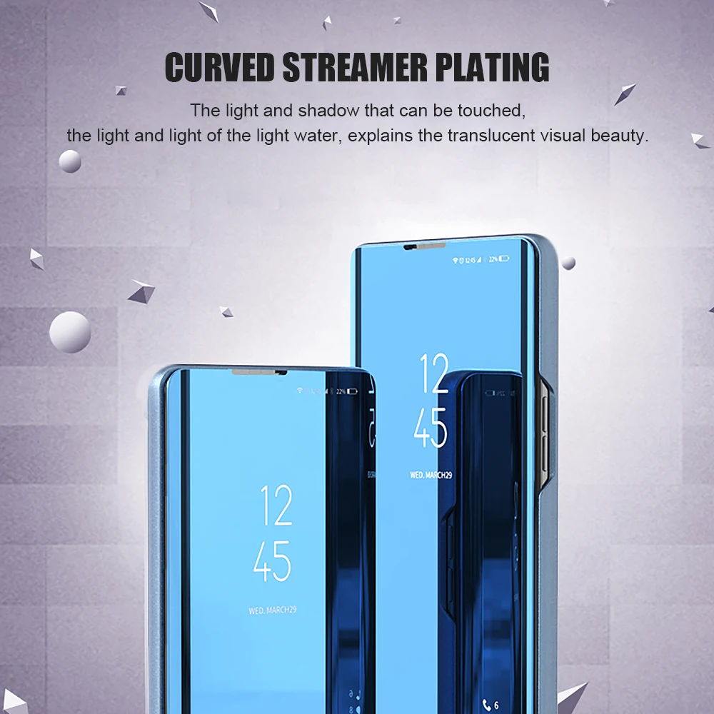For Xiaomi Redmi Bemærk 9s 8 Pro 8 8A 8T K30 9 Pro Max antal Spejl Flip Cover Stå Coque Tasker For Xiaomi Mi 10 CC9 Note 10 Pro Poco X2