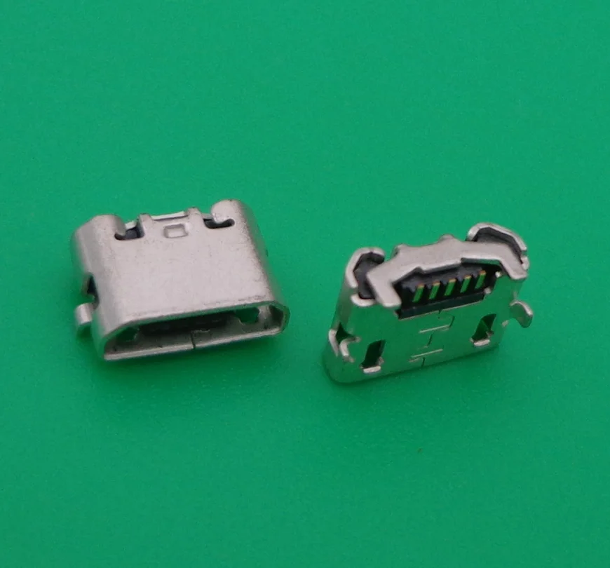 50stk mikro-USB-5pin jack Omvendt Ox horn Opladning Port-Stik stik stik til mini usb Til Huawei 4X Y6 4A P8 C8817 max Lite Pro