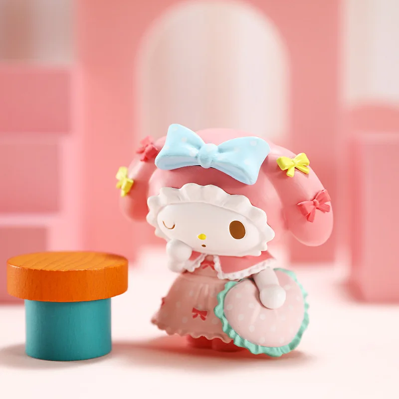 8 Style Melodi Tea Party-Serie Blind Kasse Legetøj Dukke Tilfældigt Søde Anime Figur Gave