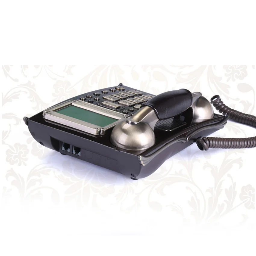 Telefon med ledning med Opkalds-ID, Vækkeur Funktion, Fortrolige Opkald Europæiske Antik, Vintage Fastnet Telefon til Hjemmet