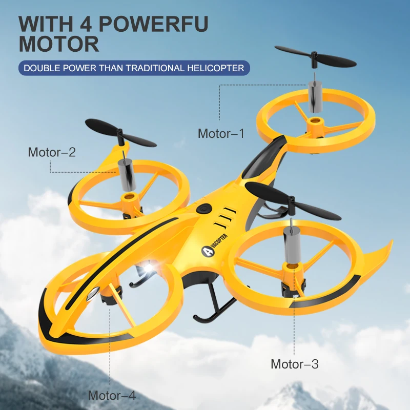 2020 Nye H853 RC Drone Quadcopter Stunt Fjernbetjening Indendørs frøen Springer Flyvning Flip Smide Lanceringen Fly Helikopter Kids Legetøj