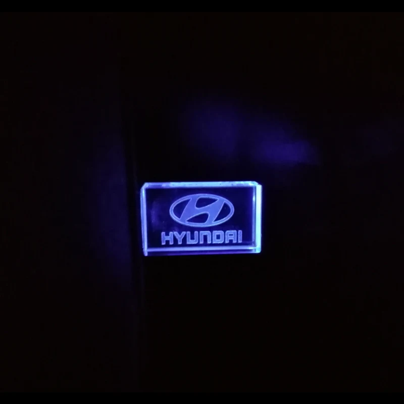 Moderne Hyundai krystal + metal USB-flash-drev pendrive Brugerdefinerede Logo, 4GB, 8GB, 16GB, 32GB, 64GB 128GB Ekstern Storage memory stick