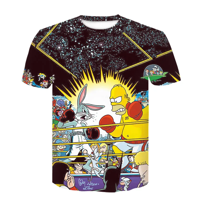 2020 Nye Sommer Top Rick Og Morty T-Shirt Mænd Animationsfilm Tshirt Kinesiske 3d Printet T-shirt Hip Hop Cool Tee for Herre Tøj