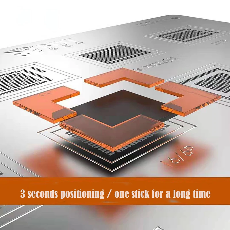 Nyeste BST-3DX Tin Plantning Net Chip Fastsættelse Indsætte Høj Temperatur Resistent Multi-Purpose Chip Fastsættelse Indsætte Hurtig Vedligeholdelse