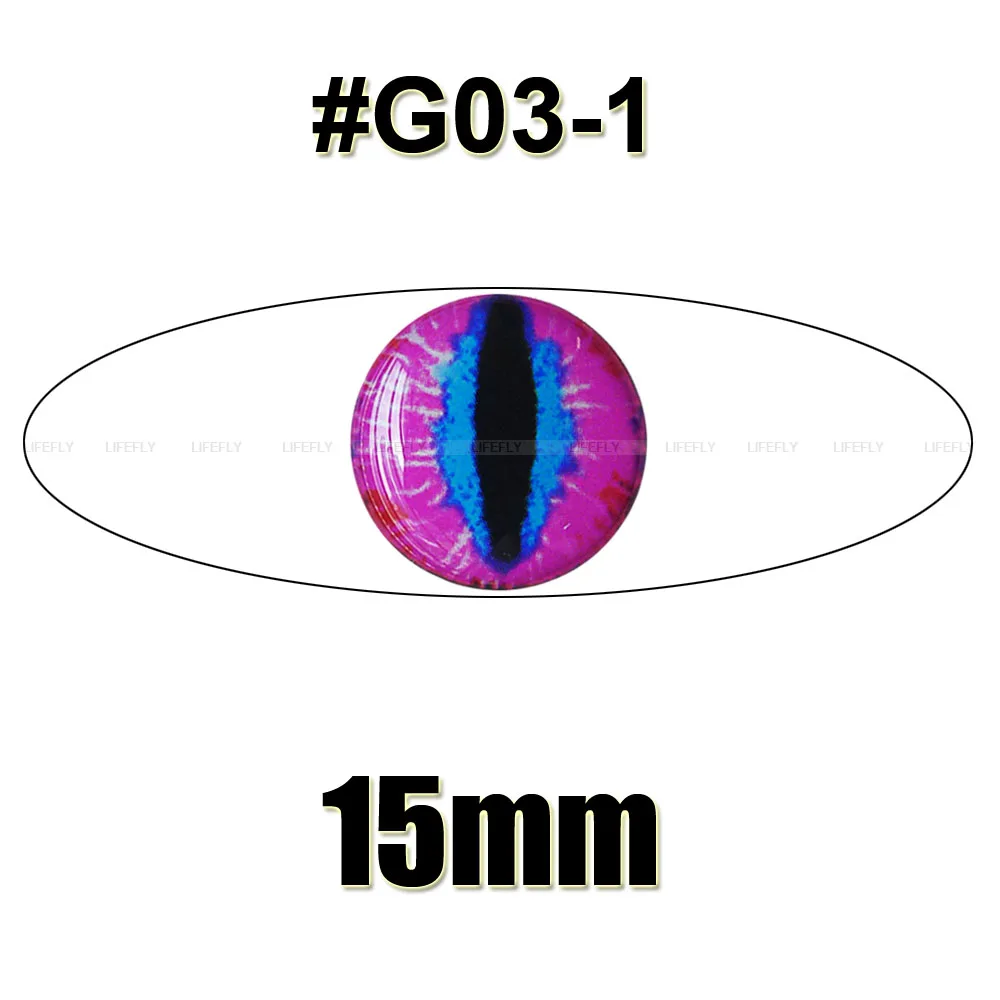 15mm 3D #G03-1 / Engros 150 Blød Støbt 3D Holografiske Fisk Øjne, fluebinding, Jig, Lokke Gøre