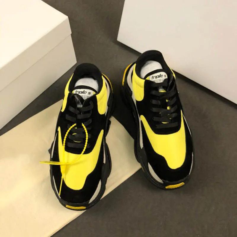 Luksus Brand Platform Elskere Sneakers Vintage Harajuku Blandede Farver, Der Kører Sport Sko Mænd Kvalitet Hombre Zapatillas Deportiva