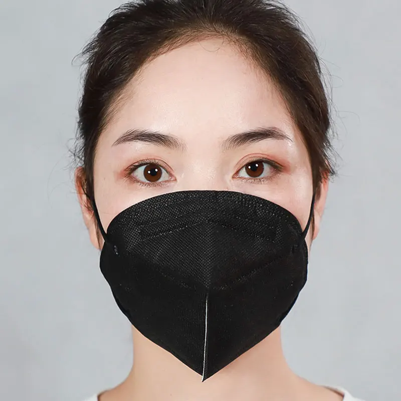 Sort kn95 Mask 5 Lag ffp3 Maske Beskyttelse Masque Maske Anti Støv, Forurening ffp2 Maske Respirator Beskyttende Maske hurtig levering
