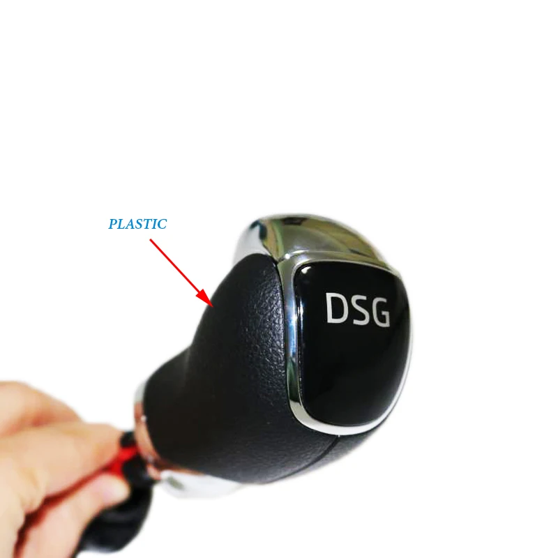DSG Gear Shift Knappen Hoved Håndbold Plast / Læder For SKODA Octavia Fantastisk--- Nye Bil Tilbehør