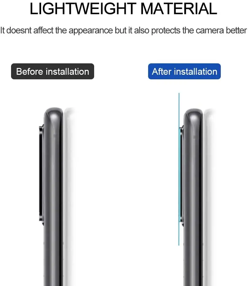 10STK Kamera Linse Screen Protector til Samsung Galaxy S20 20Plus S20 Ultra Hærdet Glas Beskyttende Film