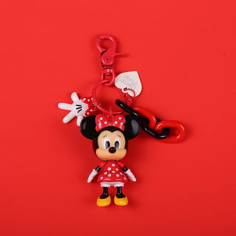 2021 Disney Mickey Mouse Toy Story Woody, Buzz Lightyear Sy Action Figur Nøglering Figur Dukke Legetøj Mænd Kvinder Nøglering Gaver