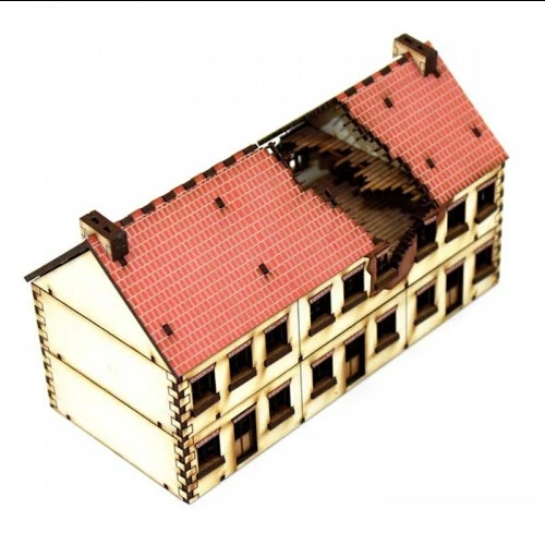 Nye Ankomst Træ-Miniature Beskadiget Hus