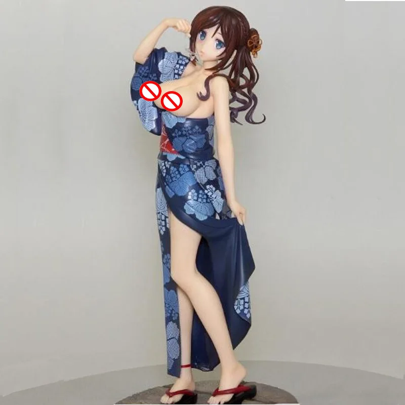 28cm Alphamax Skytube Sexet Pige Anime Satsuki Amamiya Illustration Af Kurehito Email PVC-Action Figurer, Anime Figur Legetøj
