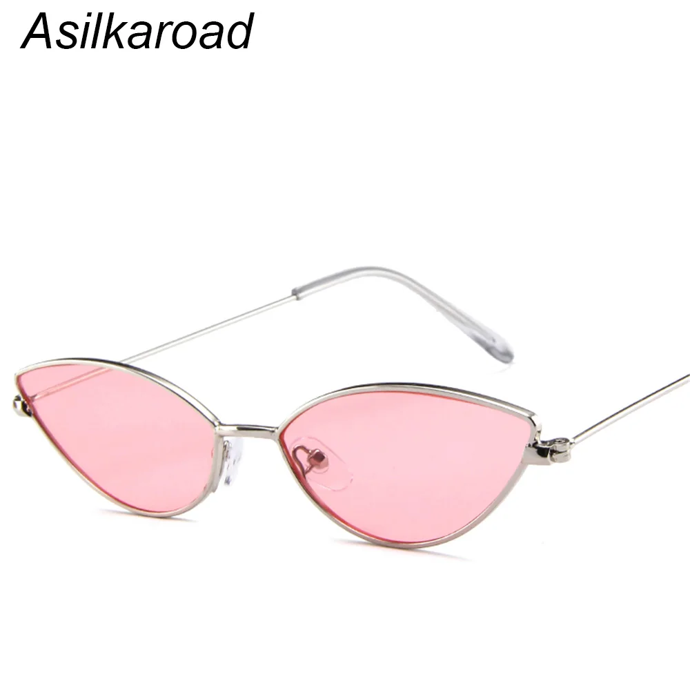 Søde Sexede Cat Eye Solbriller Kvinder Retro Lille, Sort, Rød, Pink Solbriller Kvindelige Vintage Nuancer Til Kvinder