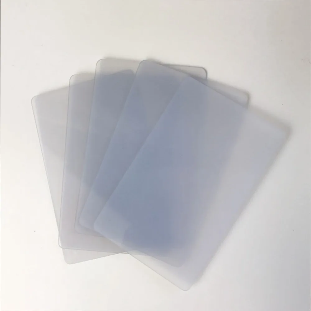100pcs Printable Inkjet Gennemsigtig Blank PVC-Kortet Medlemskab ID-Kort med CR80 Størrelse 86*54 mm til Epson eller Canon Inkjet Printere