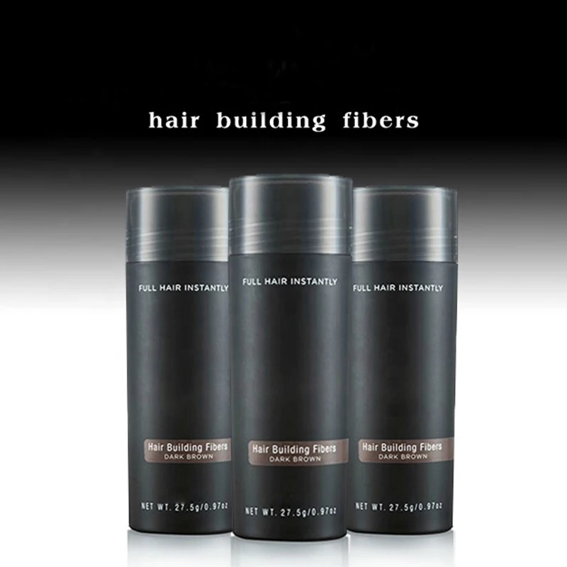 3 Stk/sæt hårtab Bygning Fiber 27.5 g Tab Produkter Instant Paryk Genvækst Pulver Frelser for hårtab Naturlige, Ikke-stimulerende