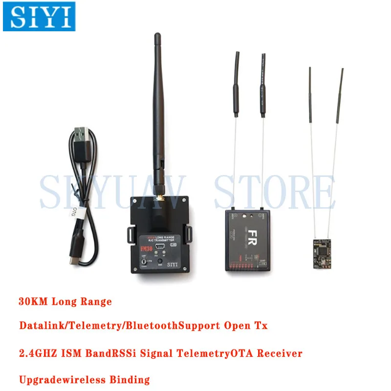 NYE SIYI FM30-Radio Modul med Datalink Telemetri Bluetooth-Modtager OpenTX Racing Droner 2,4 G 30 KM FM30-Senderen