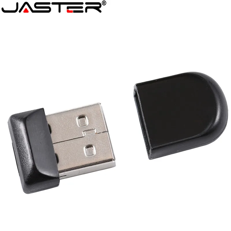 JASTER Sort Super Mini USB-Flash-Drev, Pen Drive 32gb, 64gb Vandtæt usb-stick 4gb 8gb cle usb 2.0-Pendrive, Flash Memory Stick