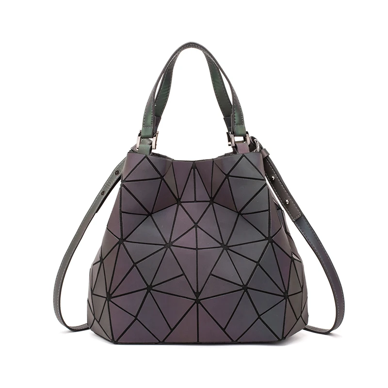 DIOMO sac a main femme luksus Lysende geometriske taske 2020 damer hånd taske og messenger taske kvinder mode spand pose kvindelige