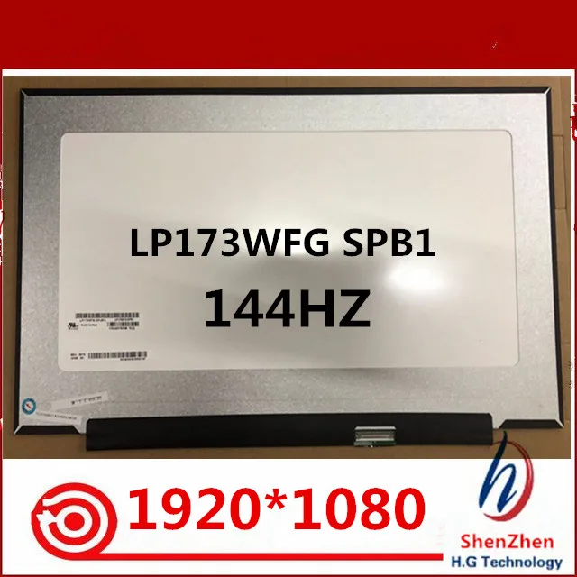 Test godt 17.3 tommer laptop LCD-LED tv med mat LP173WFG SPB1 FHD 1920*1080 144HZ IPS-skærm