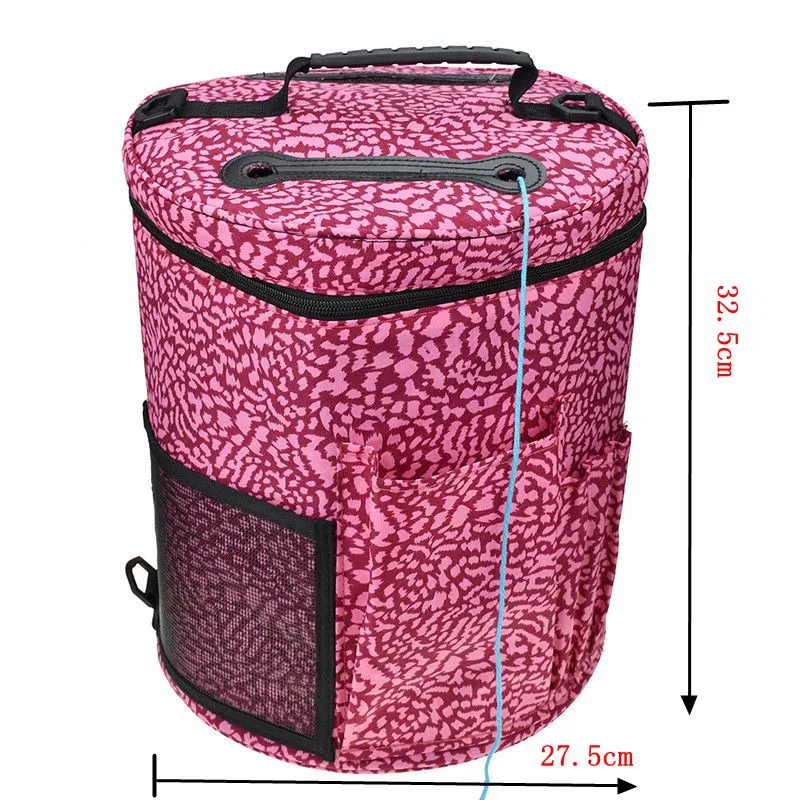 Praktiske Garn opbevaringspose strikkegarn Taske Stor Kapacitet Tote Storage Case til at Hækle Krog Strikning, Syning Nål Tilbehør
