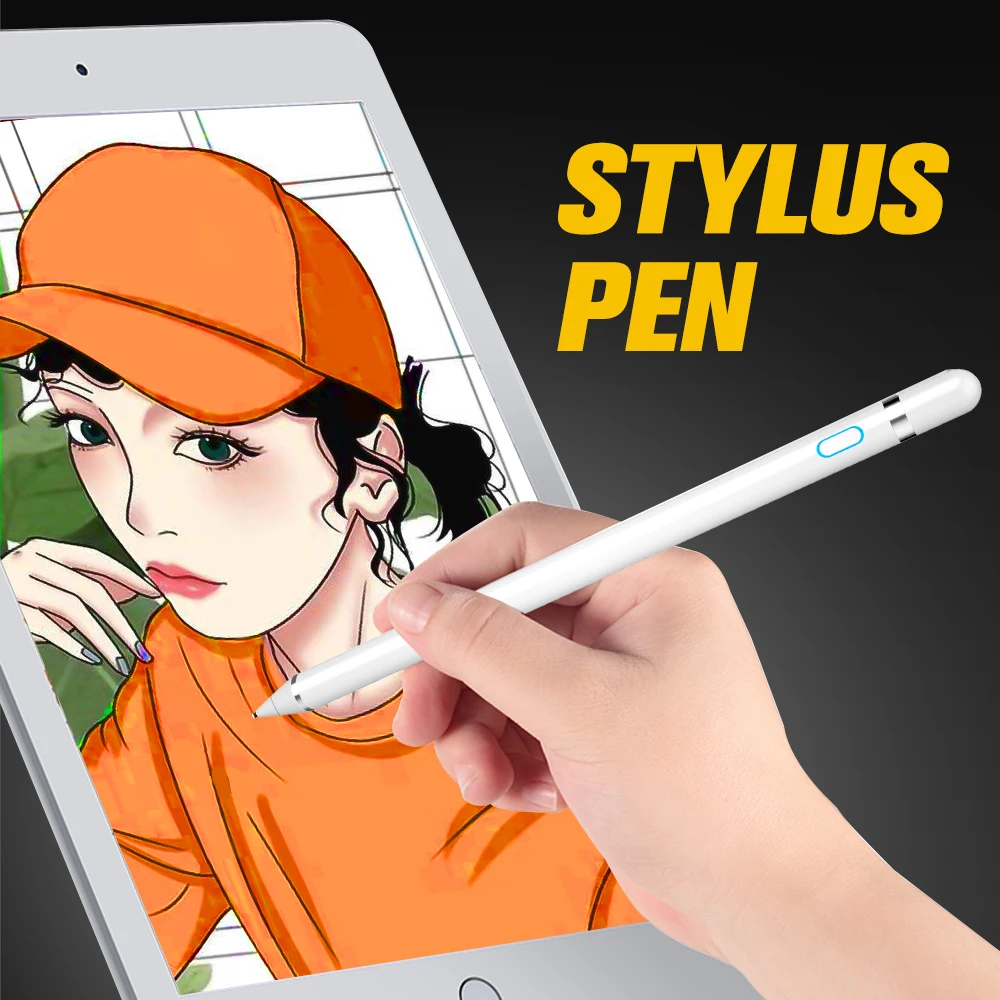 FONKEN Aktiv Stylus Touch Pen Til Ipad 7 11 Pro Blyant Smart Pen Til Apple Tablet Blyant Kapacitiv Skærm Blyant Til Samsung
