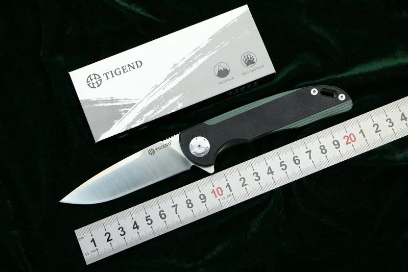 TIGEND CF1010 Taktik folde kniv D2 blade G10 + stål håndtag camping jagt udendørs overlevelse lomme Køkken knive edc værktøjer