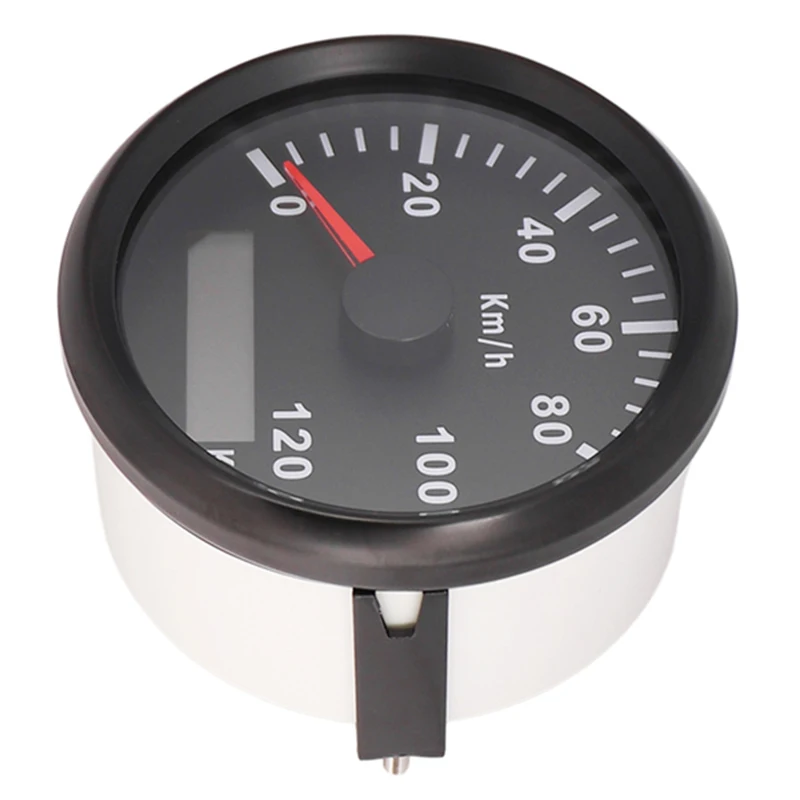 85mm Båd GPS Speedometer 120kmh 200kmh Digital Kilometertæller 12V 24V for Lastbil, Båd, Bil Speedometer IP67 Vandtæt