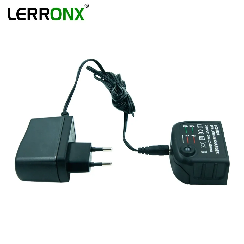 LERRONX NYE 14,4 V 18V 20V Li-ion batteri oplader til Black & Decker LCS1620 LB20 LBX20 LBXR20 LBXR20P Rechargeabel batterier