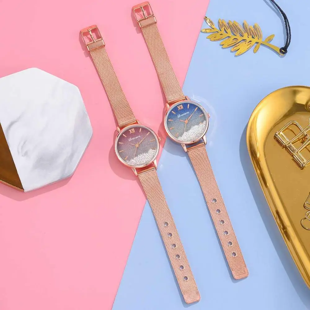 Nye Kvinder Watch Luksus Fashion Brand Dame Ure Til Kvinder Cacual Mekanisk Legering Skive Ur Piger Gave Par Armbåndsur Reloj Mujer