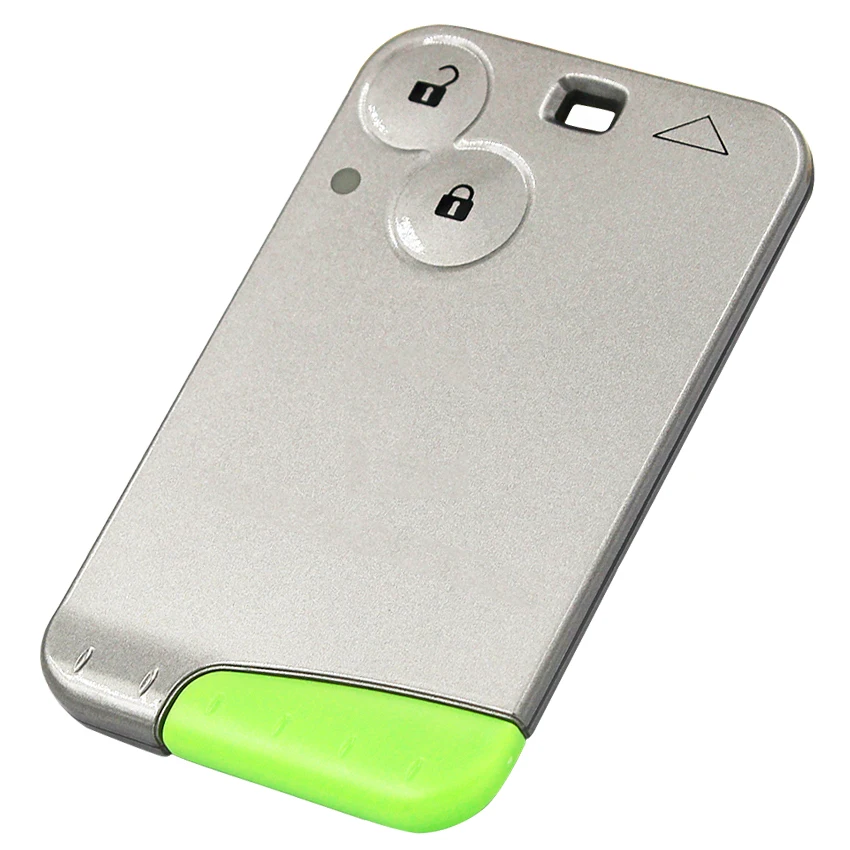 Høj kvalitet Keyless Smart Card Fjernbetjening Key Fob 2-Knappen for Renault Laguna Espace Vel-Satis 433MHZ med ID46 chip