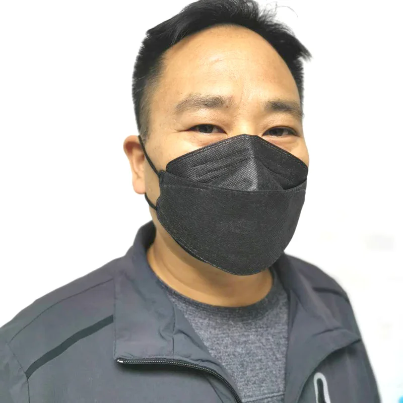 Voksne Fisk KN95 Maske Ansigt Stof Maske, KN95S Respirator Beskyttende Mund Ansigt Maske KN95 Støvtæt Maske Sort Mascarillas