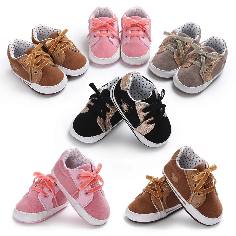 Baby Første Vandrere Nyfødte Dreng Pige Barnevogn Spædbarn Sko Sneakers Til Barn PreWalker Undervisere Baby Casual Sko