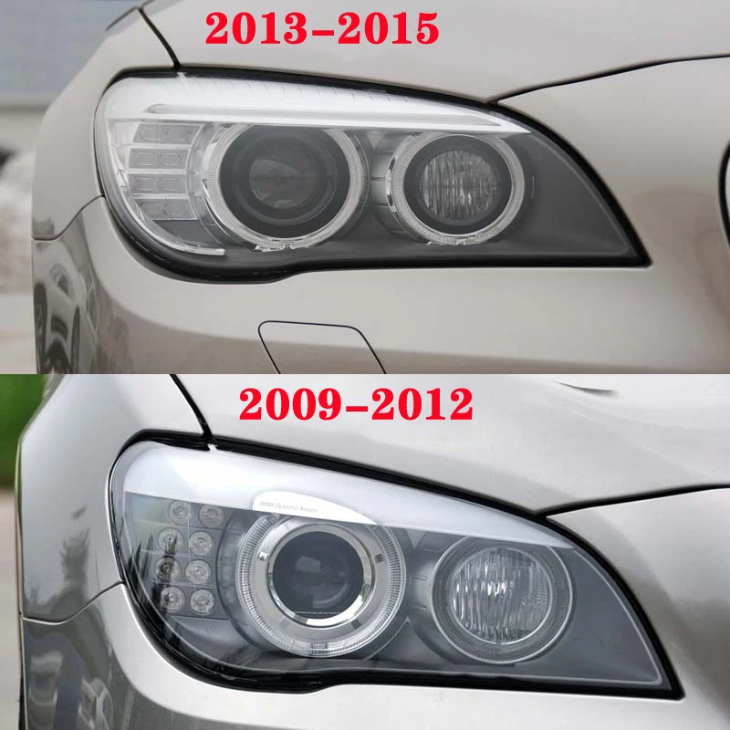 Til BMW 7-Serie F01 F02 2009-Bil Foran Lygten Linse Auto Forlygter Lampcover Transparent Lampe Shell Lampeskærme