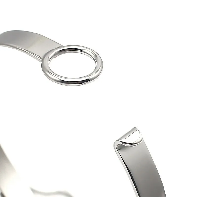 Sølv Farve Classic H Lock armbånd Armbånd til Kvinder 316L Rustfrit Stål Armbånd Femme Homme Aldrig Fade Bly og Nickle Gratis