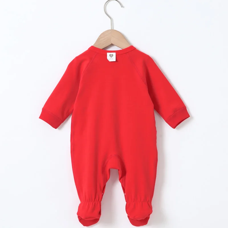 Baby sparkedragt kinesiske røde nyfødte tøj lange ærmer børn tøj, baby overalls baby, drenge og piger, tøj baby footies romper
