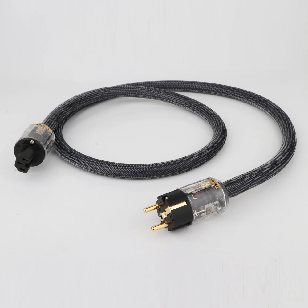 Hi-End 400 signatur hifi-lyd-US/EU netledningen ren kobber power kabel med S-029/S-029E power stik