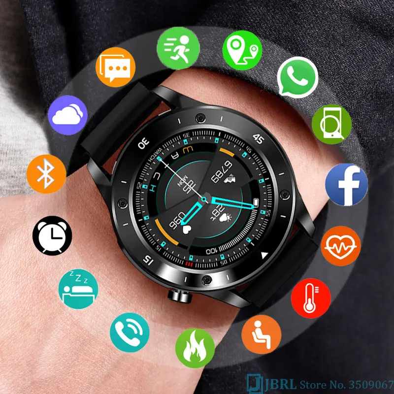 Ny Sport Smart Ur Mænd Smartwatch Electronics Smart Ur Til Android, IOS Fitness Tracker Fuld Touch Bluetooth Smart-ur