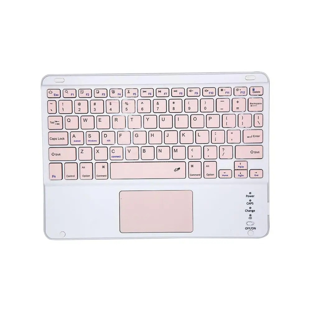 Universal Transportabel Mini Trådløse Bluetooth Keyboard Med Touchpad 10 tommer Keyboard For iPad er Samsung Tab Tablet