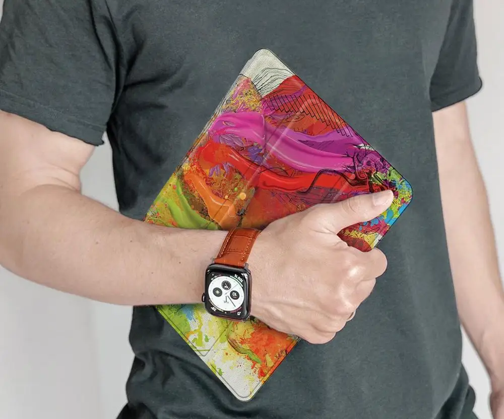 Farverig taske til iPad 10,2 tommer Luft 3 4 10.9 