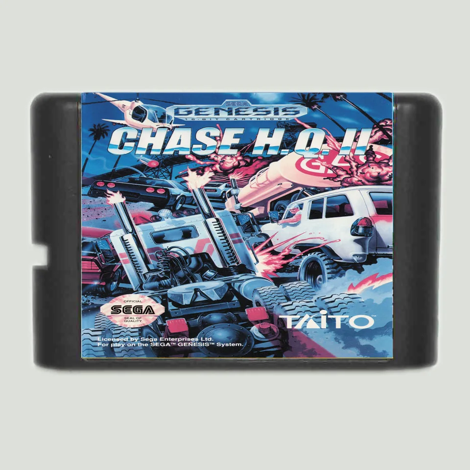 Chase H. Q. II 16 bit MD Game Card Til 16 bit Sega MegaDrive Genesis spil konsol