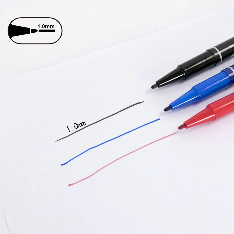 10stk/Masse Olie Permanent Markør Pen Børn Tegning Fineline Penne Kit Dual-Hoved Fin Linje Pen Kunst Maleri af Forbrugsstoffer