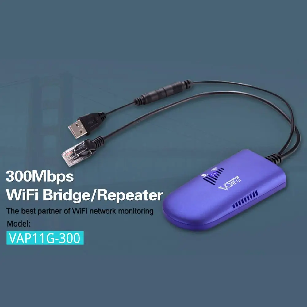 Dc 5 v-15V 1Pc 300Mbps Bro VAP11G-300 Kabel Konvertere RJ45 Port til Trådløs/WiFi-AP Vonets WiFi Bridge