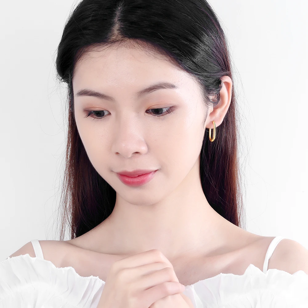 Nye 925 Sterling Sølv Øreringe Til Kvinder Geometriske Mænd Guld Stud Øreringe Mode Korea Smykker 2020 Ny