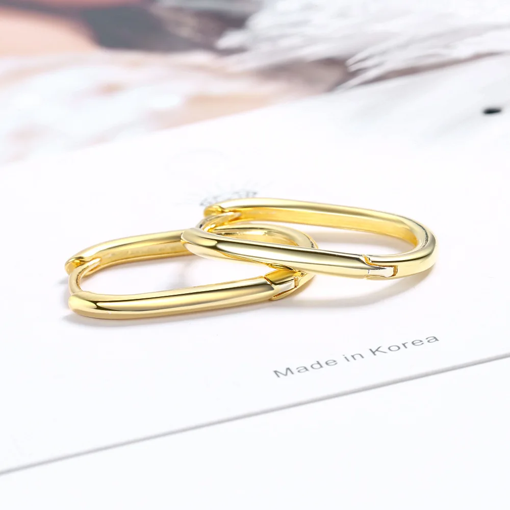 Nye 925 Sterling Sølv Øreringe Til Kvinder Geometriske Mænd Guld Stud Øreringe Mode Korea Smykker 2020 Ny