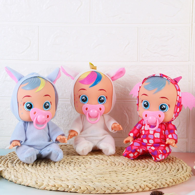 Søde Unicorn Babyer Dukke Dejlige Dyr Elektriske Silikone Dukker, Legetøj Til Børn, Baby Dukker Med Tårer Lyder Fødselsdag Gaver Legetøj