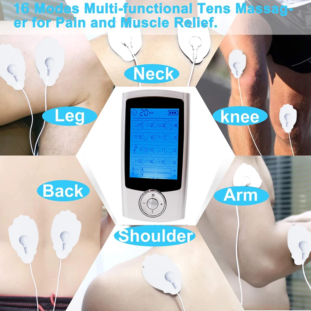 EMS Elektrisk Muskel Stimulator Tiere Akupunktur Kroppen Slankende Massager Digital Terapi Maskine Nakken Fod Sundhedspleje