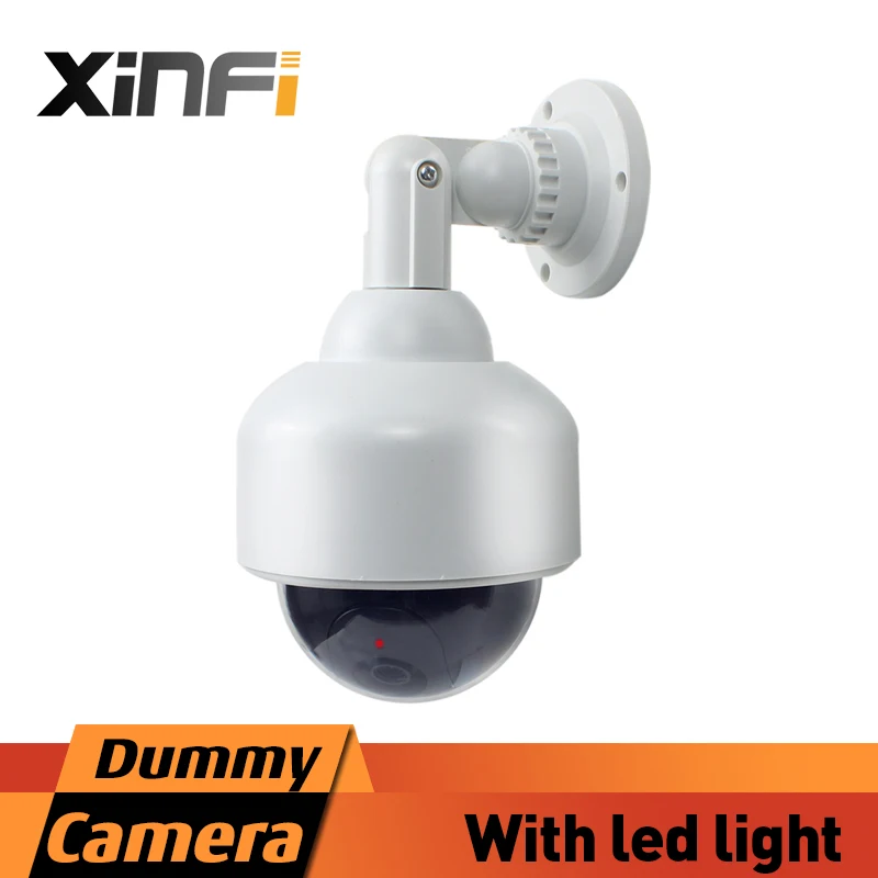 Xinfi Dummy kamera Falske Overvågning CCTV Sikkerhed Kamera Indendørs Udendørs Falske Hjem Sikkerhed KAMERA-LED-Lys