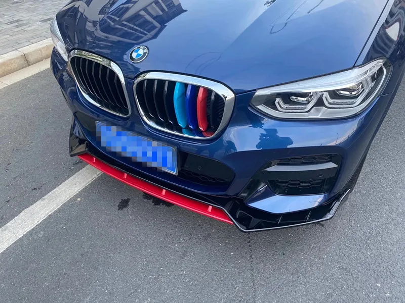 For BMW X4 Body kit spoiler 2018-2020 For BMW X3 X4 G01 G02 ABS Bageste læbe hækspoiler forreste Kofanger Diffuser Kofangere Protector