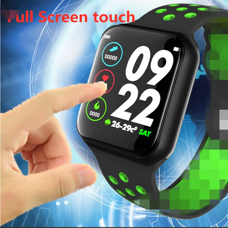 F8 Pro smart ur IP67 vandtæt smartwatch pulsmåler flere sport model fitness tracker mand kvinder bærbare PK F9