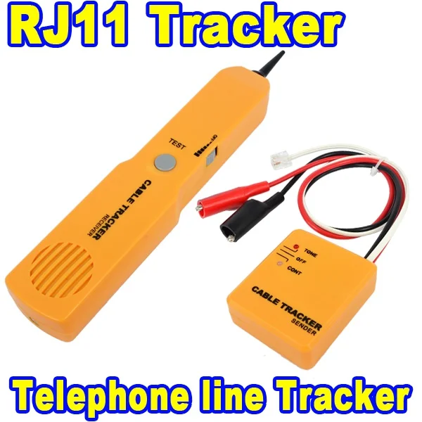 Kebidumei RJ11-Netværk Telefon Telefon Kabel Tester Toner Wire Tracker Sporing Diagnosticere Tone Linje Finder Detektor Netværk Værktøjer